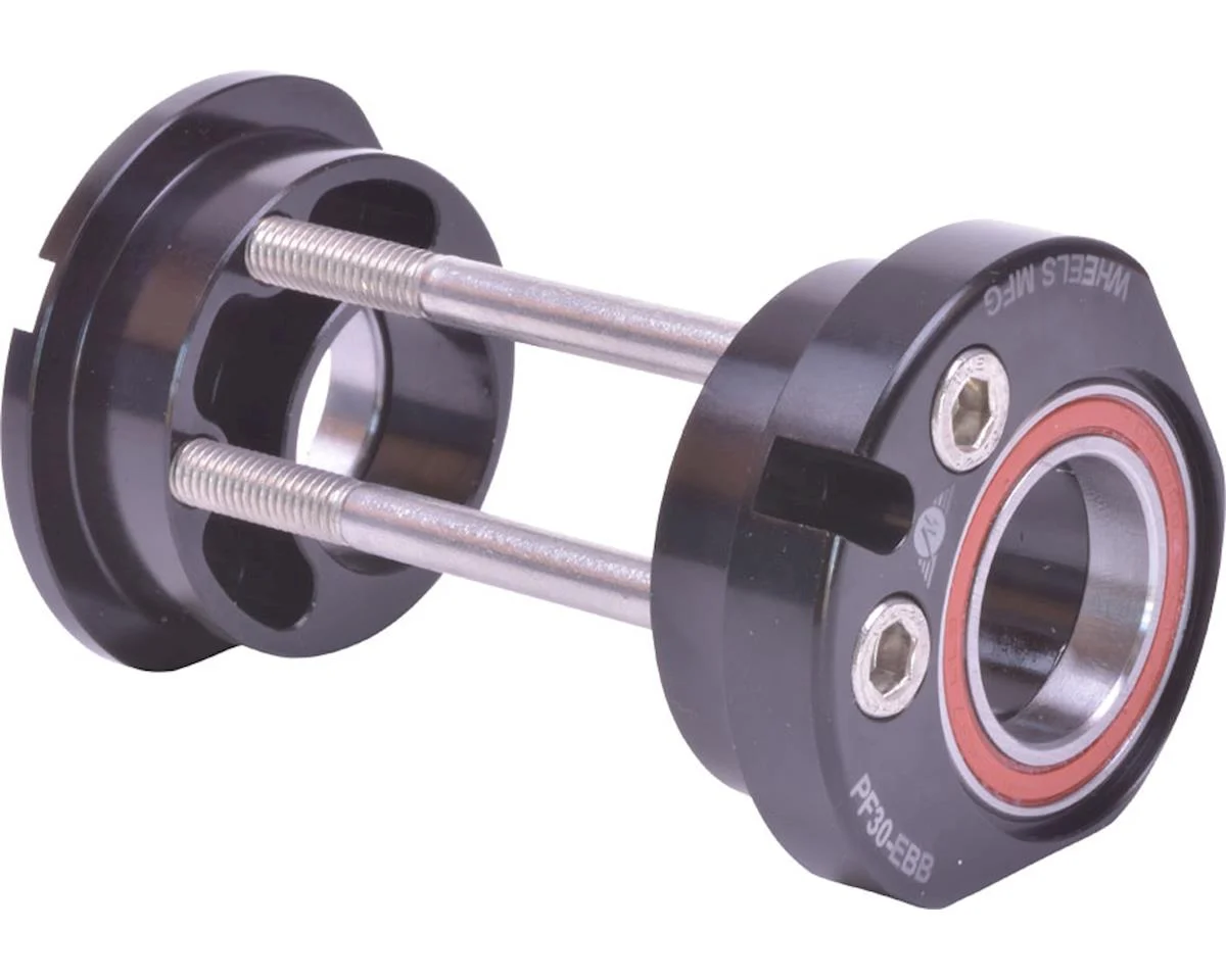 Wheels Manufacturing Eccentric Bottom Bracket (Black) (PF30) (24mm Spindle) (Single Speed) - view 2